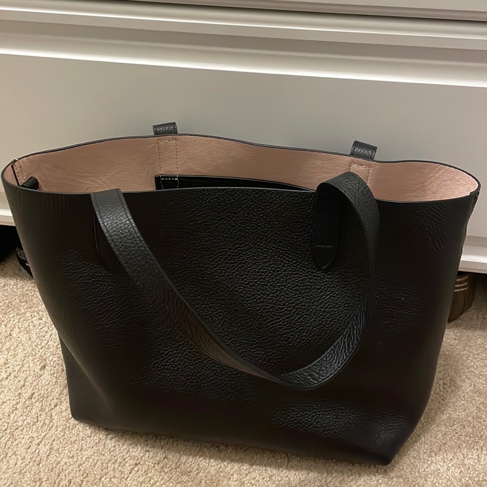 Cuyana small structured leather tote bag